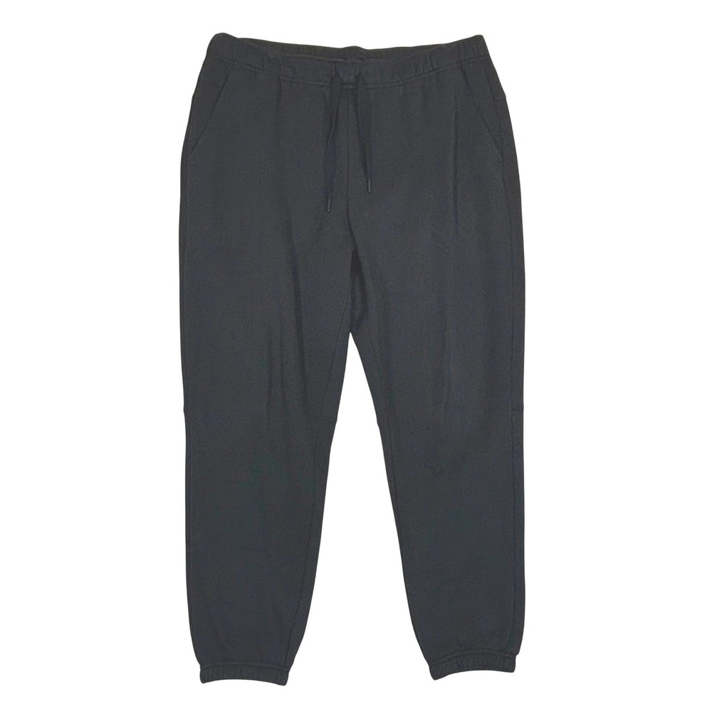 VRST Mens Jogger Sweatpants Black XL Drawstring Elastic Waist Zip Back Pocket